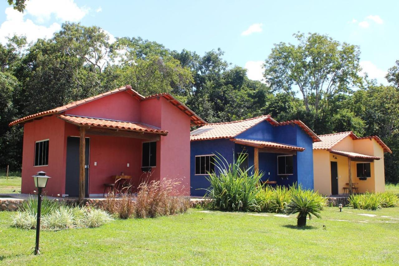 Chale Canto Da Mata Pirenópolis Exteriör bild